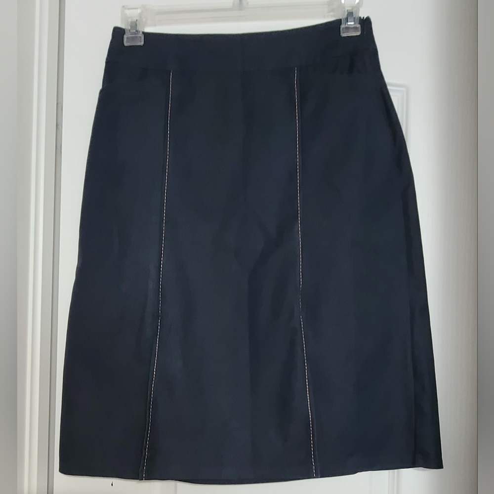 George Black Knee-Length Pencil Skirt Work